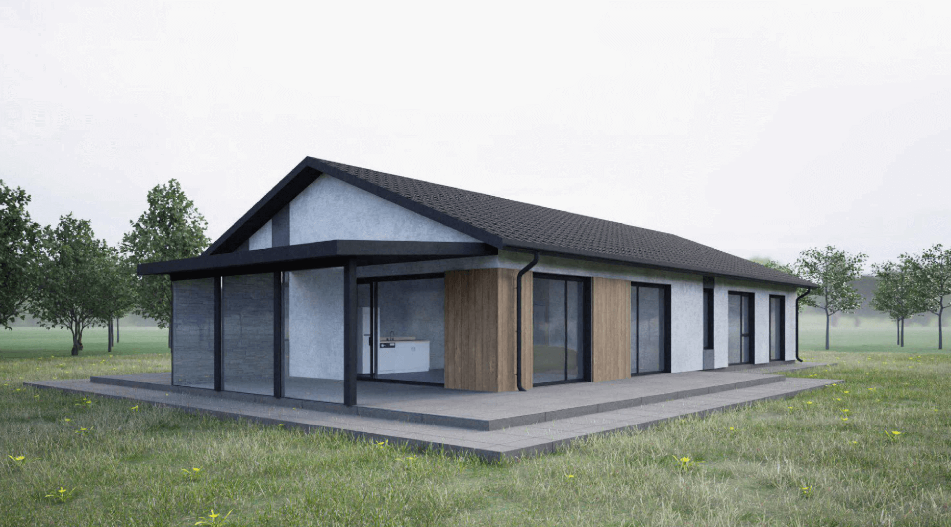 Классический коттедж