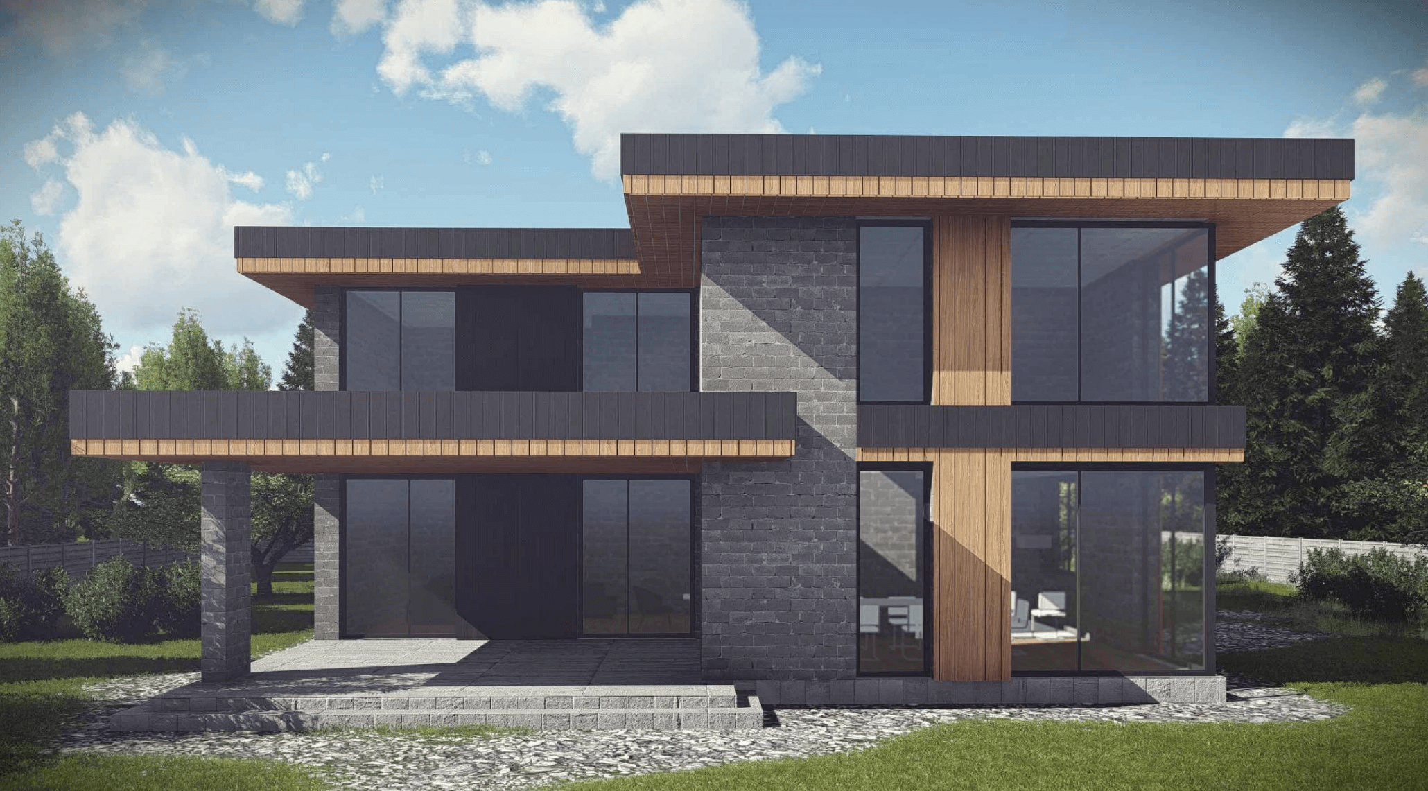 Дом в стиле шале